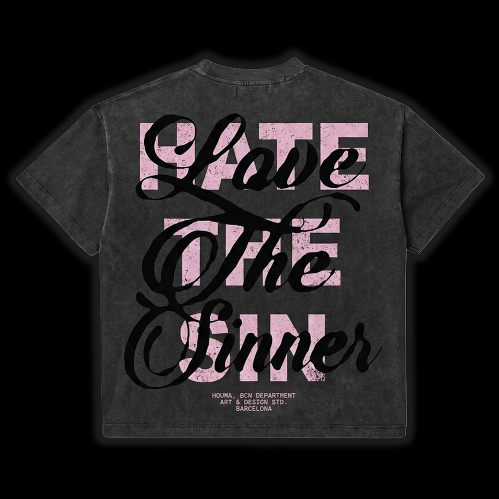 Sinner Tee Grey